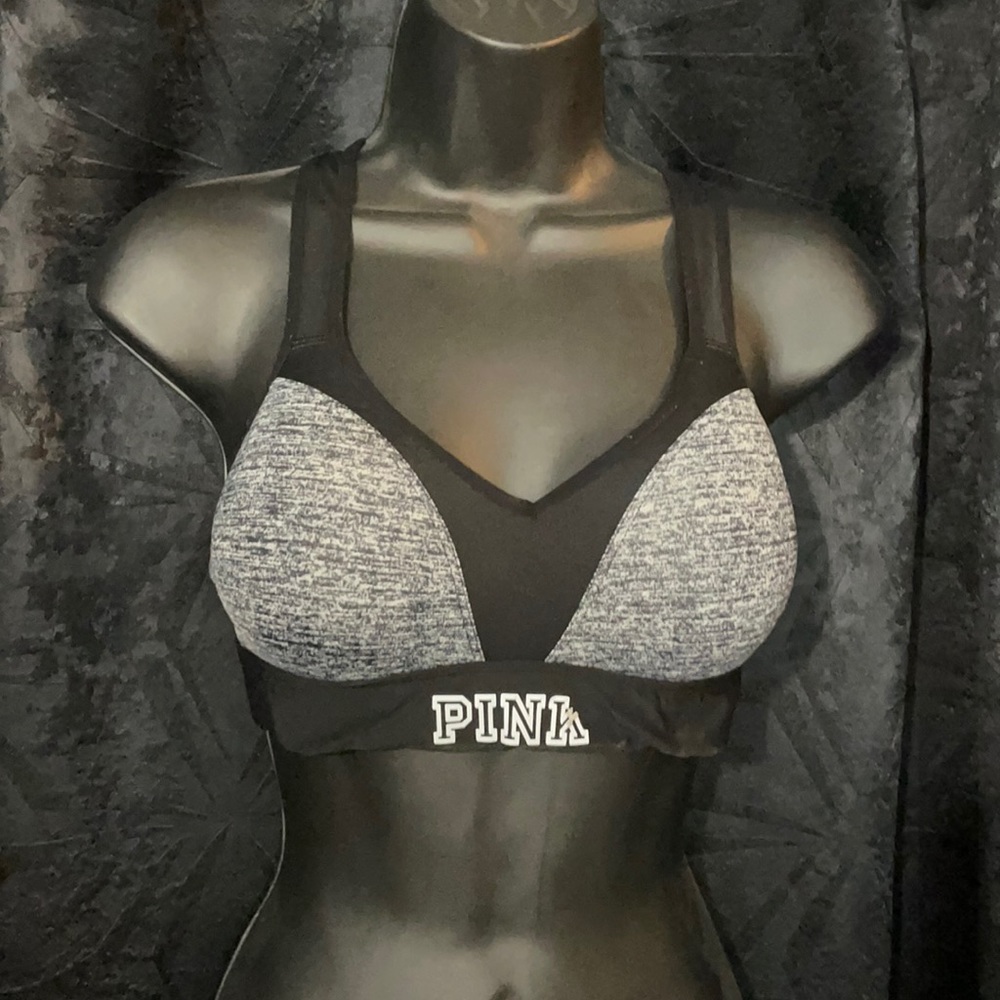 Pink ultimate push up sport bra